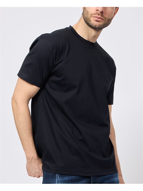 T-shirt blu in girocollo Michael Coal MICHAEL COAL | MCTSHIRT3177016